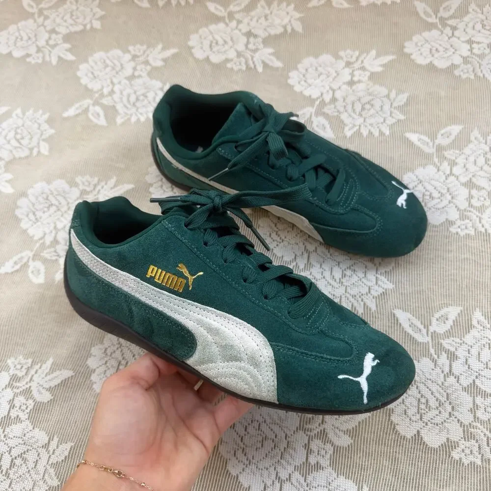 Puma Speedcat Green Suede Sneakers Women’s 8